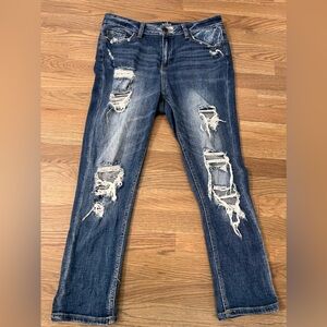 High Waist Cropped Boyfriend